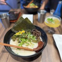Vegan harvest ramen with vegan broth and noodles  at Ajisen Ramen (Ajax) in Ajax