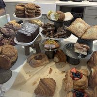 Vegan Ginger cookies and vegan chocolate banana pound cake. (Only 2 are vegan from the picture)    at Scout Coffee in Morro Bay