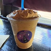 Concrete with vegan ice cream, peanut butter sauce, and vegan brownie! 10/10 delicious 🤤   at Black Cat Frozen Custard in Portland