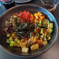 Lunch menu poké at Hoi Koi Sushi in Zurich