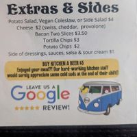 Vegan coleslaw at Armadillo Ranch in Manitou Springs