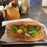 Vegan bahn mi, specify vegan.  at Oishi Viet Food in Osaka