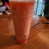 Strawberry fruit tea at Chinese Restaurant Giethoorn A Niu in Overijssel