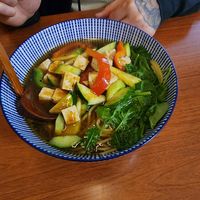 Tofu and vegetable ramen at Chinese Restaurant Giethoorn A Niu in Overijssel