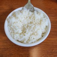 White rice at Chinese Restaurant Giethoorn A Niu in Overijssel