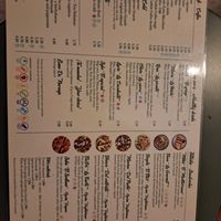 Food menu at Syko Juice & Coffee bar in Sevilla