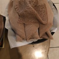Yummy yummy 😋 injera!!   at Abyssinia in Louisville