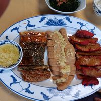 Barbecue platter at Hey Hey Vegan Cuisine in Sale