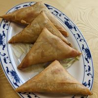 Curry puffs at Hey Hey Vegan Cuisine in Sale
