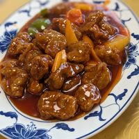 Sweet and sour at Hey Hey Vegan Cuisine in Sale