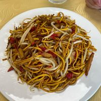 Chow mein at Hey Hey Vegan Cuisine in Sale