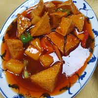 Tofu Sweet and Sour at Hey Hey Vegan Cuisine in Sale