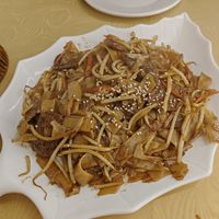 Beef noodles at Hey Hey Vegan Cuisine in Sale
