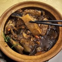 Amazingly creative vegan pork at Hey Hey Vegan Cuisine in Sale