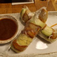 Summer rolls with seitan at Vevi - Kaiserstrasse in Vienna