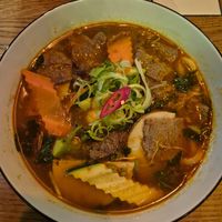 Hue Thuong (Udon-Noodlesoup with vegan chicken) at Vevi - Kaiserstrasse in Vienna