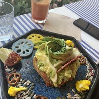 Avocado on toast at Brunch & Cake in Barcelona