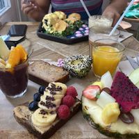 Plant based Brekkie platter at Brunch & Cake in Barcelona