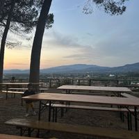 View at sunset  at Chiosco Del Prato in Toscana