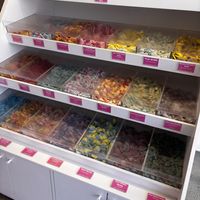 Vegan options clearly labeled   at Kändi in Los Angeles