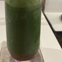 Sparkling matcha and strawberry   at Towzen - Sydney in Sydney