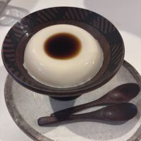 Soy milk pudding dessert (with caramel)  at Towzen - Sydney in Sydney