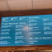 They also offered smoothies and juices  at Bagel Pub - Garment District in New York