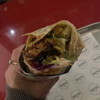 Shirt rub burrito with gauc   at Club Mexicana in West London