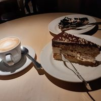 Dessert 💙 at Vegan Restoran V in Tallinn