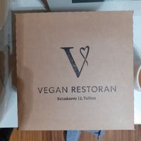 💙 at Vegan Restoran V in Tallinn