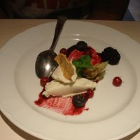 Lemongrass cashew creme at Vegan Restoran V in Tallinn