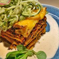 Lasagna  at Vegan Restoran V in Tallinn