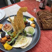 Snack platter for sharing  at Vegan Restoran V in Tallinn