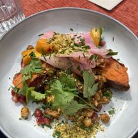 Sweet potatoe  at Vegan Restoran V in Tallinn