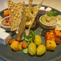 Snack platter   at Vegan Restoran V in Tallinn