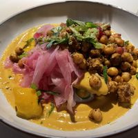 Baked Sweet Potato at Vegan Restoran V in Tallinn