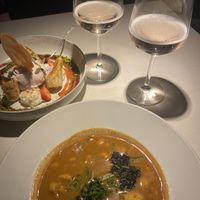 Sparkling rhabaar local wine (recommend) at Vegan Restoran V in Tallinn