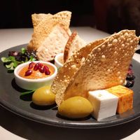 Timeless delicious and stylish meals - this was a yummy starter platter for two! at Vegan Restoran V in Tallinn