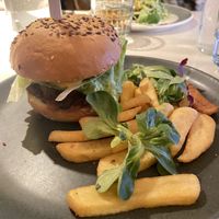 Jackfruit burger   at Vegan Restoran V in Tallinn