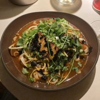 Udon noodle soup  at Vegan Restoran V in Tallinn