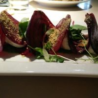 Cashew Beet Ravioli at Vegan Restoran V in Tallinn