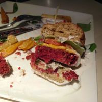 Great Burger at Vegan Restoran V in Tallinn