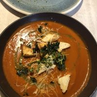Smoky Tomato Soup  at Vegan Restoran V in Tallinn