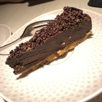 Chocolate ganache   at Vegan Restoran V in Tallinn