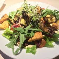 Cesar salad at Vegan Restoran V in Tallinn