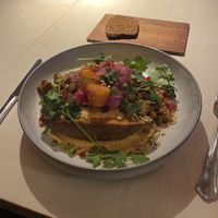 Sweet potato main  at Vegan Restoran V in Tallinn