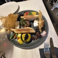 Sharing platter   at Vegan Restoran V in Tallinn