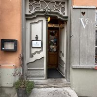 Pretty in pink   at Vegan Restoran V in Tallinn