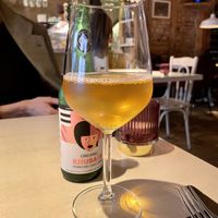 Local apple ade  at Vegan Restoran V in Tallinn