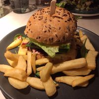 Burger  at Vegan Restoran V in Tallinn